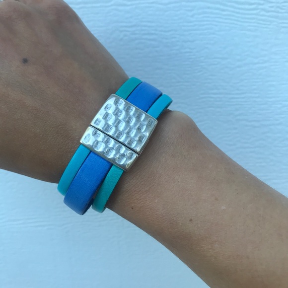 NEW Peyote Bird Designs Leather Cuff Bracelet - Picture 3 of 5